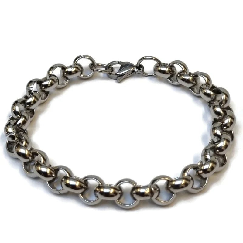 Jasseron Armband zilverkleurig Staal - Unisex