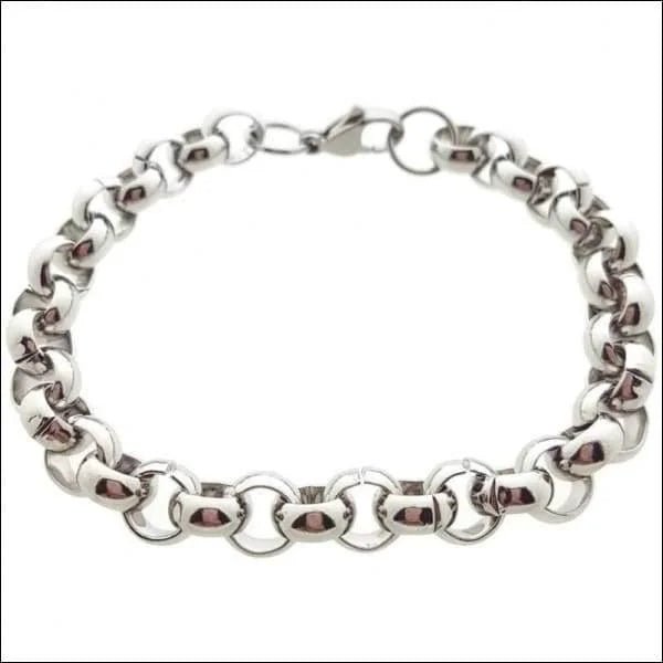 Jasseron Armband zilverkleurig Staal - Unisex