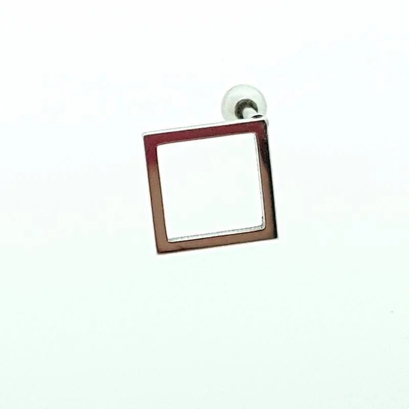 Chirurgisch Stalen Vierkante Helix Piercing - Unisex
