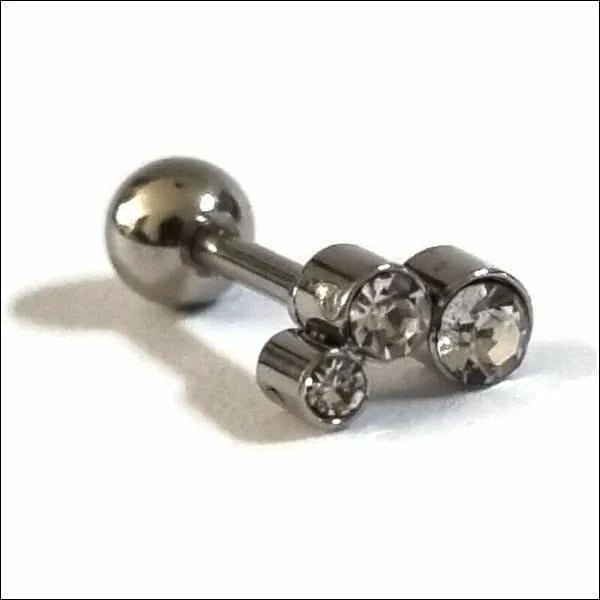 Transparante Helix Piercing of Tragus Piercing - Unisex