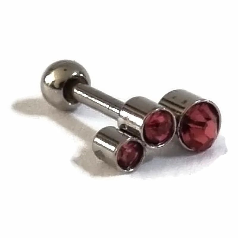 Roze Steentjes Helix piercing oor - Unisex