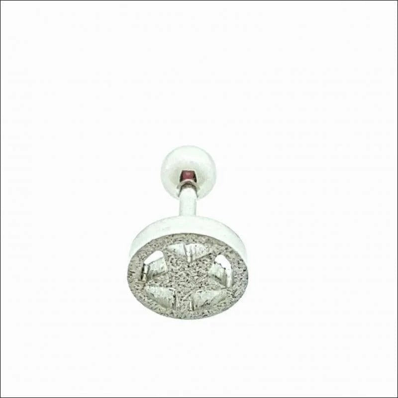 Glanzende Helix piercing Ster - Zilverkleurige Oorsieraad - Unisex