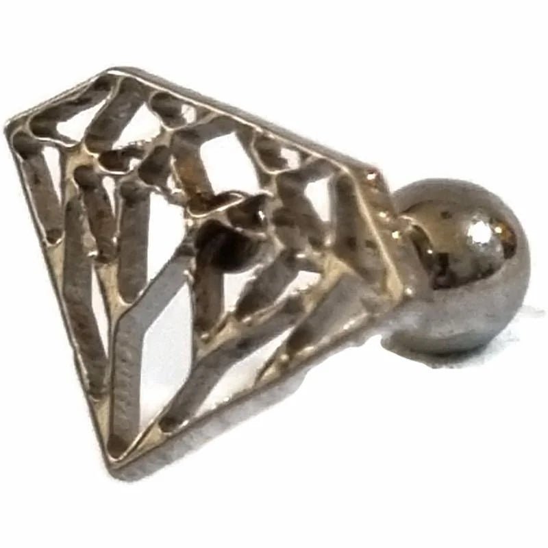 Diamant Chirurgisch Stalen Helix piercing oor - Unisex