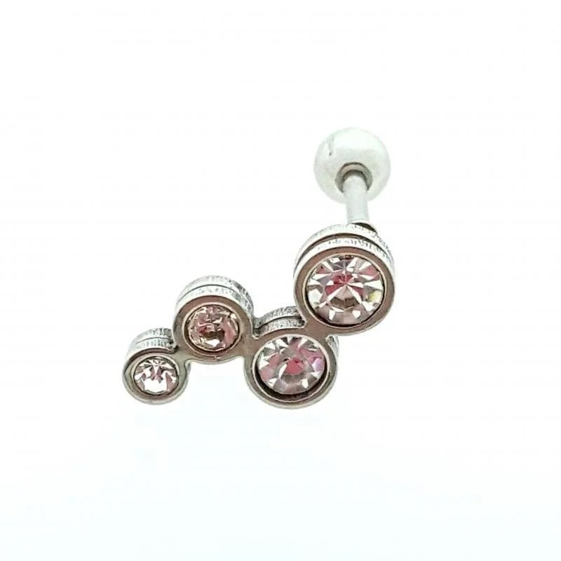 Stijlvolle Zirkonia Helix Piercing - Unisex