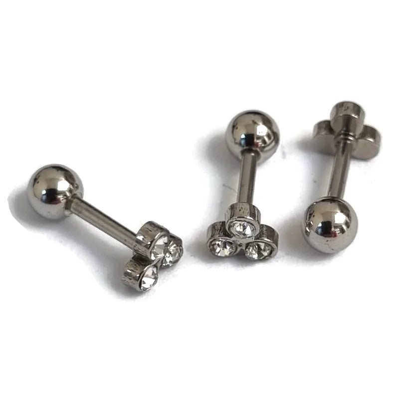 Zirkonia Helixpiercing Chirurgisch Staal 5mm - Unisex