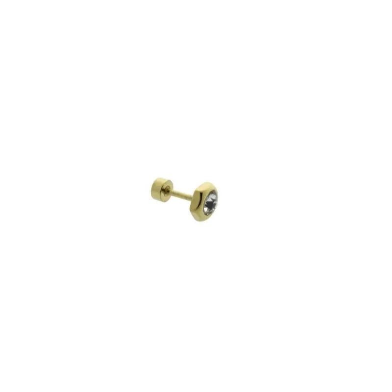 Helix piercing zeshoek Goudkleur - Unisex