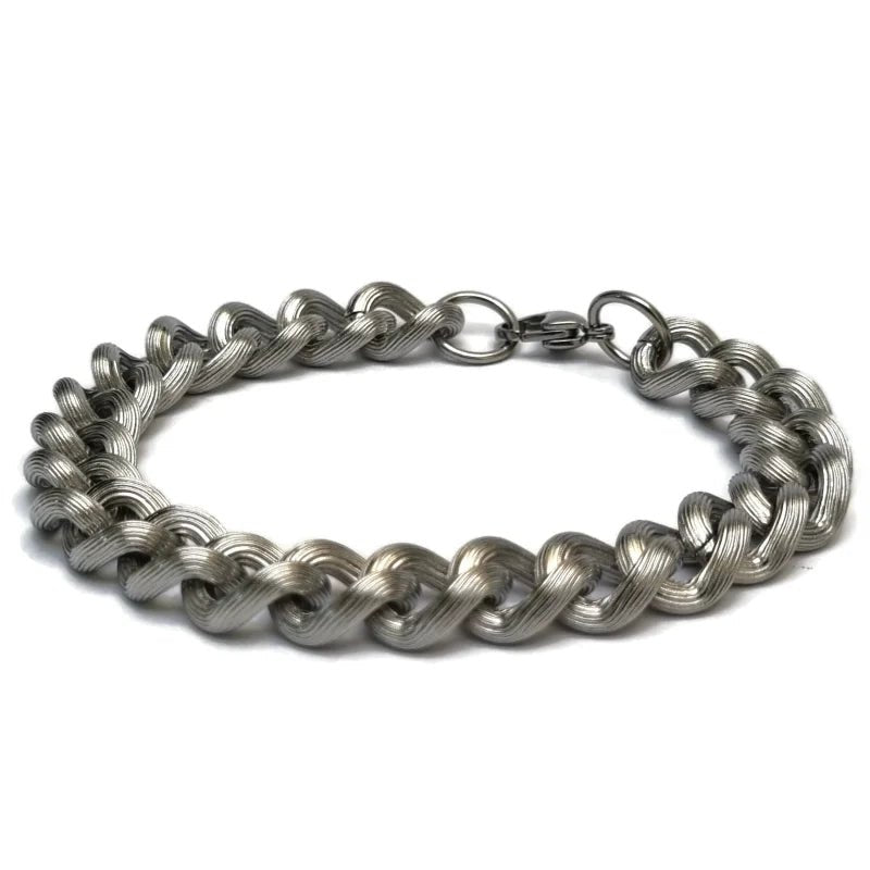 Trendy Gourmet Schakel Armband man - Unisex