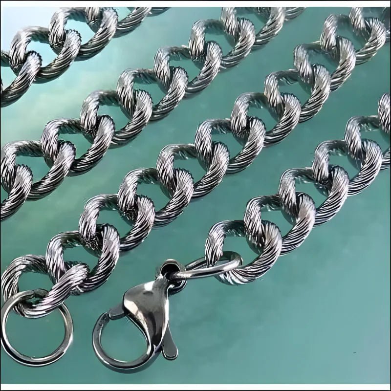 Trendy Gourmet Schakel Armband man - Unisex