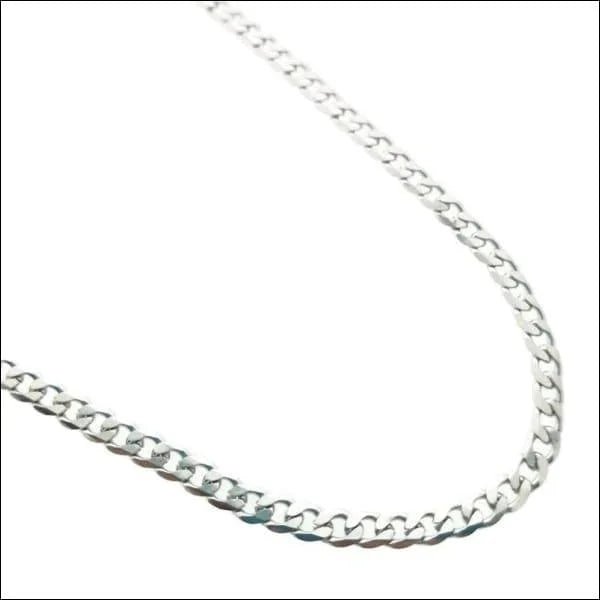 Zilverkleurige Gourmet Ketting Staal &acirc;&euro;&ldquo; Klassieke Schakelketting RVS - Unisex