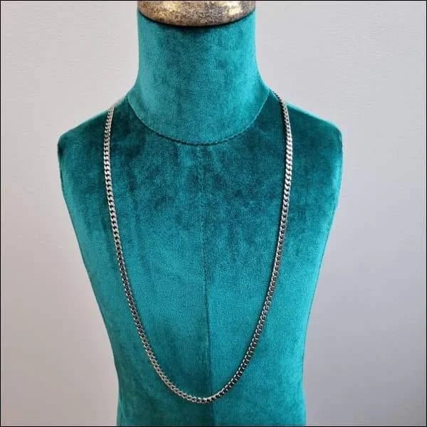 Zilverkleurige Gourmet Ketting Staal &acirc;&euro;&ldquo; Klassieke Schakelketting RVS - Unisex