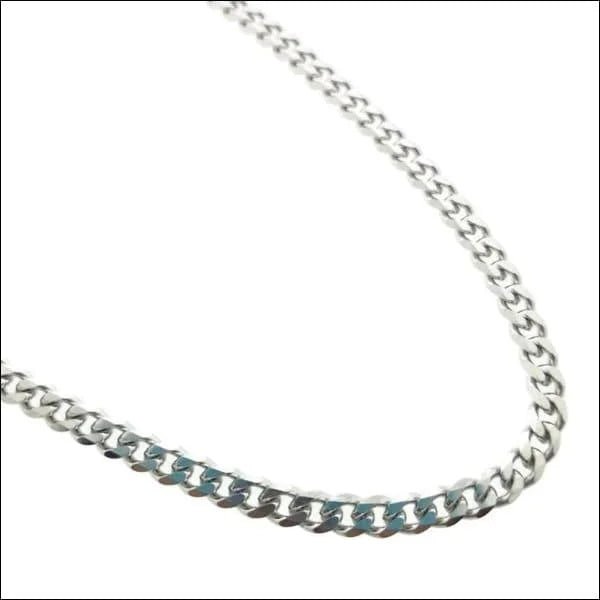 Zilverkleurige Gourmet Ketting Staal &acirc;&euro;&ldquo; Trendy Unisex Schakelketting RVS - Unisex