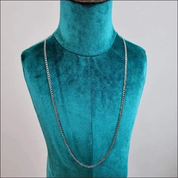 Zilverkleurige Gourmet Ketting Staal &acirc;&euro;&ldquo; Trendy Unisex Schakelketting RVS - Unisex