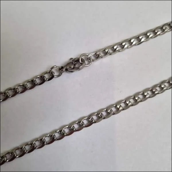 Zilverkleurige Gourmet Ketting Staal &acirc;&euro;&ldquo; Trendy Unisex Schakelketting RVS - Unisex