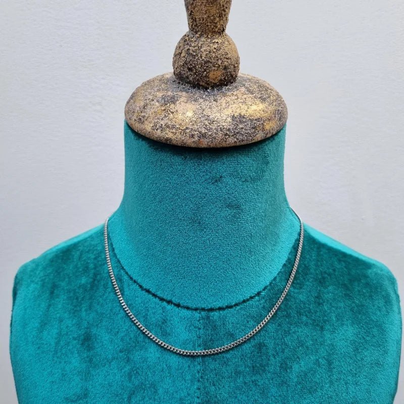 Zilverkleurige Kinder Gourmet Ketting Staal &acirc;&euro;&ldquo; 40cm Kinderketting RVS - Unisex
