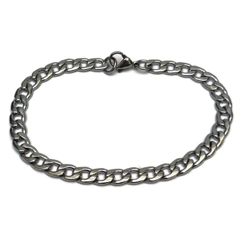 Tijdloze Stalen Gourmet Armband Karabijn Slot - Unisex
