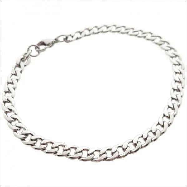 Tijdloze Stalen Gourmet Armband Karabijn Slot - Unisex