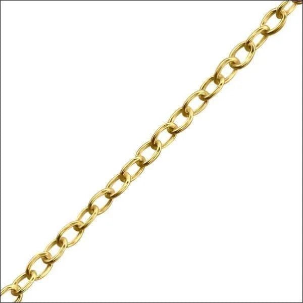 Anker Ketting Goudkleurig Staal &acirc;&euro;&ldquo; 80cm Lange Schakelketting Unisex - Unisex