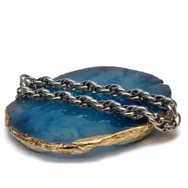 Verfijnde Stalen Gevlochten Armband man