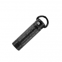 Crematiehanger Buis Gebed Staal Zwart &acirc;&euro;&ldquo; 3x0,9cm Gedenksieraad - Unisex