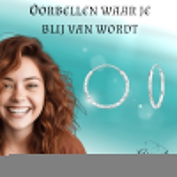 925 Zilveren Bewerkte Oorringen 20x1mm -