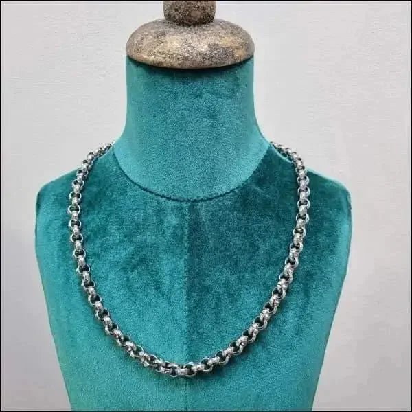 Jasseron Schakelketting Staal &acirc;&euro;&ldquo; 9mm 60cm Zilverkleurig Unisex - Unisex