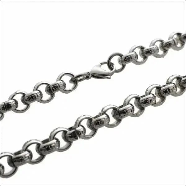 Jasseron Schakelketting Staal &acirc;&euro;&ldquo; 9mm 60cm Zilverkleurig Unisex - Unisex