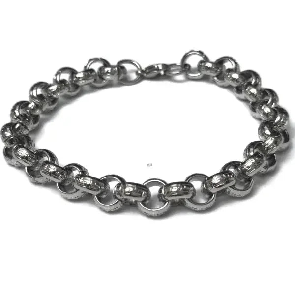 Elegante Grieks Motief Armband staal