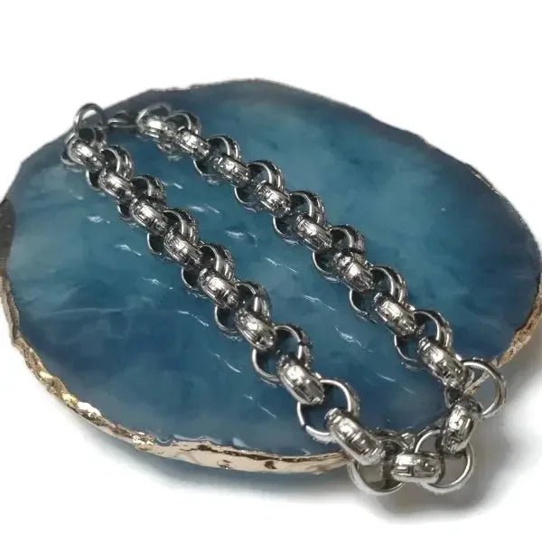 Elegante Grieks Motief Armband staal