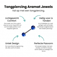 Ster Acryl Tongpiercing -