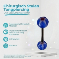Ster Acryl Tongpiercing -