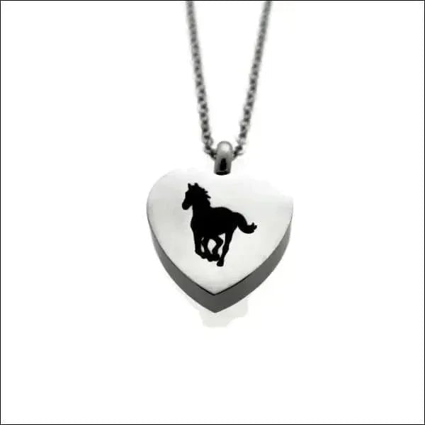 Stalen Ashanger Paard &acirc;&euro;&ldquo; Gedenksieraad voor Paard of Pony - Paard-3x2cm - Unisex