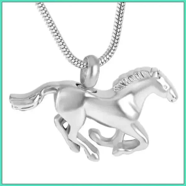 Stalen Ashanger Paard &acirc;&euro;&ldquo; Gedenksieraad voor Paard of Pony - Paard-3x2cm - Unisex