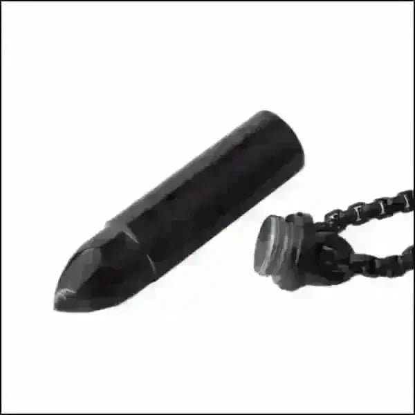 Ashanger Bullet Kogel RVS &acirc;&euro;&ldquo; Meerdere Kleuren & Modellen Stoer Gedenksieraad -