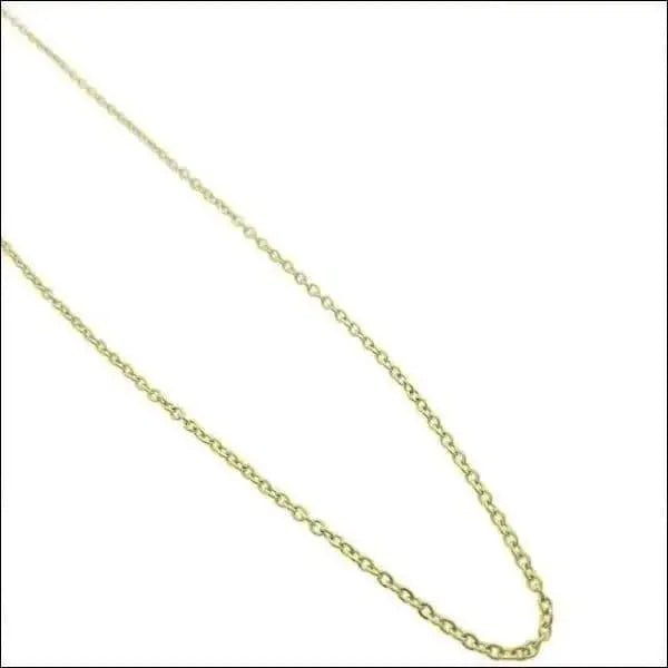 Stalen Anker Ketting Goudkleur 45cm &acirc;&euro;&ldquo; Fijne Schakel 1,5mm - Unisex