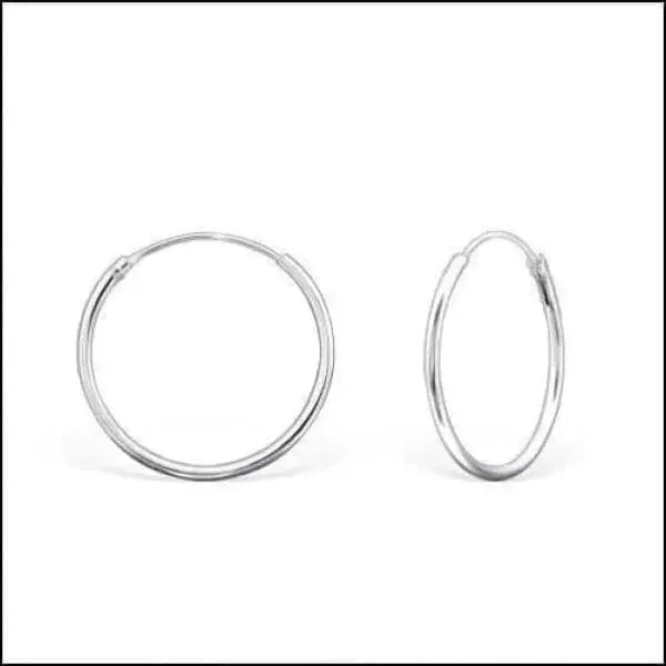 Zilveren Oorringen &acirc;&euro;&ldquo; Meerdere Maten 8-22mm 925 Zilver Huggie - Zilverkleurig / 12
