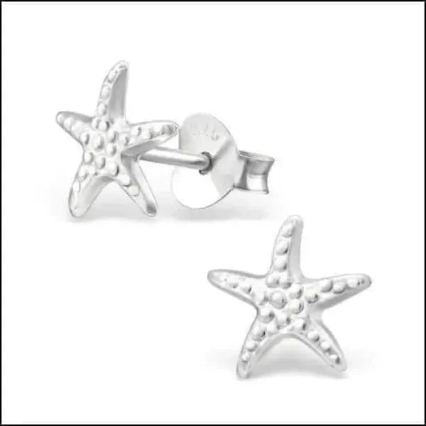 Zilveren Zeester Oorstekers &acirc;&euro;&ldquo; Meerdere Modellen 925 Zilver Natuur Design - Zilver