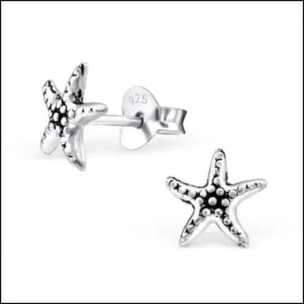Zilveren Zeester Oorstekers &acirc;&euro;&ldquo; Meerdere Modellen 925 Zilver Natuur Design - Zilver
