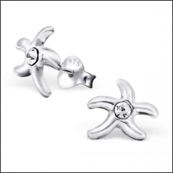 Zilveren Zeester Oorstekers &acirc;&euro;&ldquo; Meerdere Modellen 925 Zilver Natuur Design - Zilver