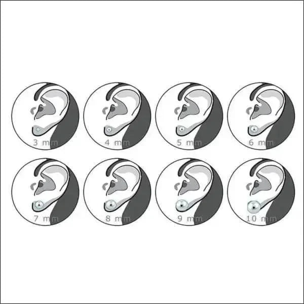 Zilveren Kristallen Oorstekers Vierkant &acirc;&euro;&ldquo; 925 Zilver Geometrisch - 4mm / Hematiet