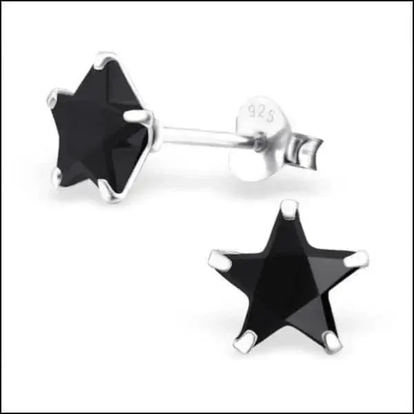 Zilveren Zirkonia Ster Oorstekers &acirc;&euro;&ldquo; Meerdere Kleuren & Maten 925 Zilver - 5mm