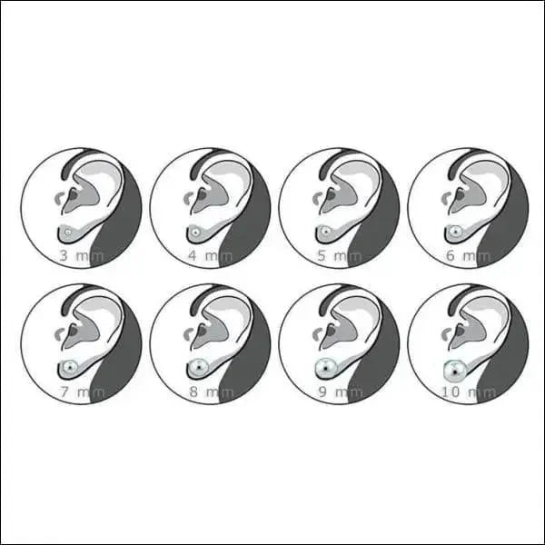 Zilveren Poezen Oorstekers &acirc;&euro;&ldquo; Meisje -925 Zilver - Zwart/Rood-10x7mm -