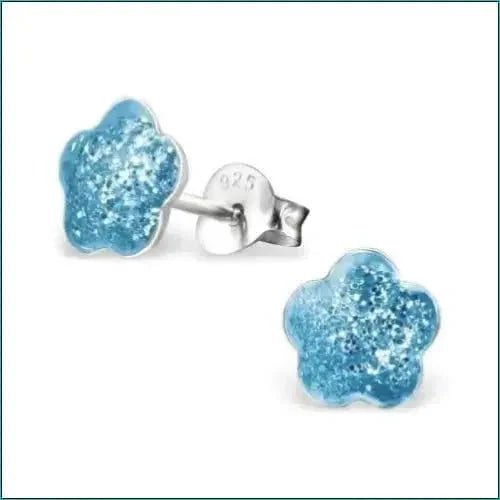Zilveren Kinderoorbellen Glitter &acirc;&euro;&ldquo; Meerdere Kleuren & Vormen 925 Zilver - Ron