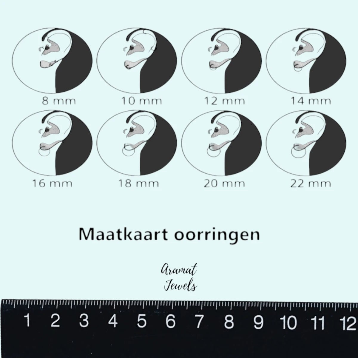 Zilveren Kinder Oorringen Vierkante Zirkonia &acirc;&euro;&ldquo; 12mm 925 Zilver Princess Cut -