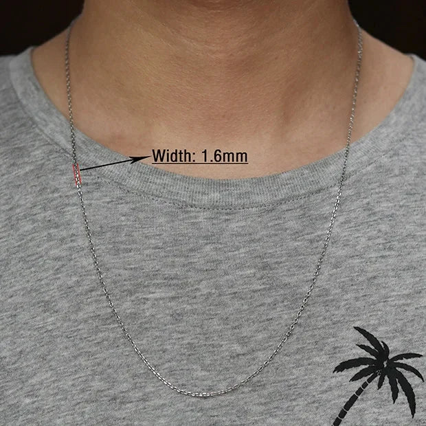 RVS Anker Ketting Zilverkleur 40&acirc;&euro;&ldquo;75cm &acirc;&euro;&ldquo; Uniseks Maritieme Scha
