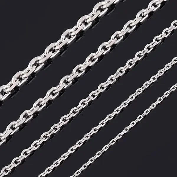 RVS Anker Ketting Zilverkleur 40&acirc;&euro;&ldquo;75cm &acirc;&euro;&ldquo; Uniseks Maritieme Scha