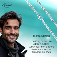 RVS Anker Ketting Zilverkleur 40&acirc;&euro;&ldquo;75cm &acirc;&euro;&ldquo; Uniseks Maritieme Scha