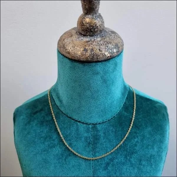 Anker Ketting met Goudkleurige Afwerking &acirc;&euro;&ldquo; Staal Bicolor Schakelketting - Unisex