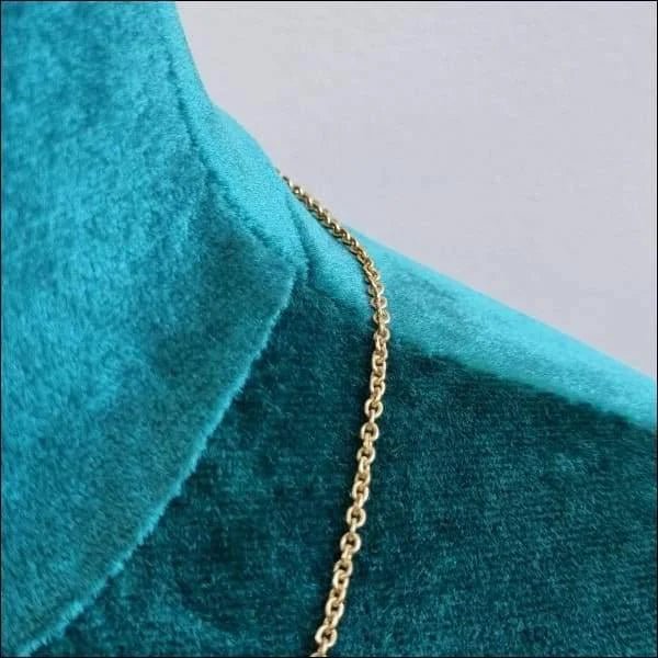 Anker Ketting met Goudkleurige Afwerking &acirc;&euro;&ldquo; Staal Bicolor Schakelketting - Unisex