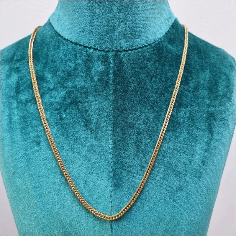 Luxe Goudkleurige Stalen Gourmetketting &acirc;&euro;&ldquo; Elegante Schakelketting RVS - Unisex