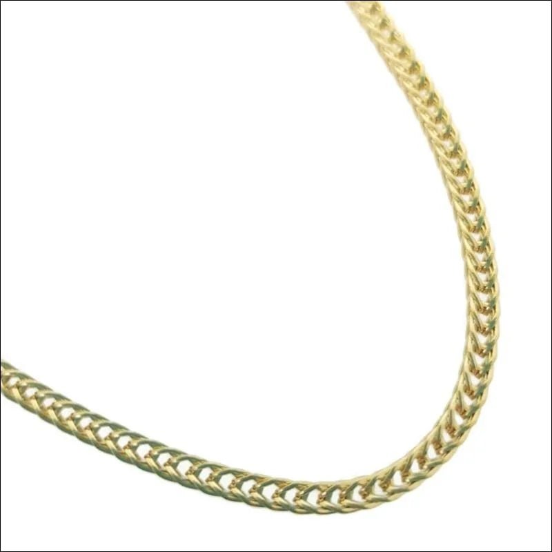 Luxe Goudkleurige Stalen Gourmetketting &acirc;&euro;&ldquo; Elegante Schakelketting RVS - Unisex